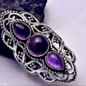 Amethyst Handmade Ring Jewelry
Handmade in India